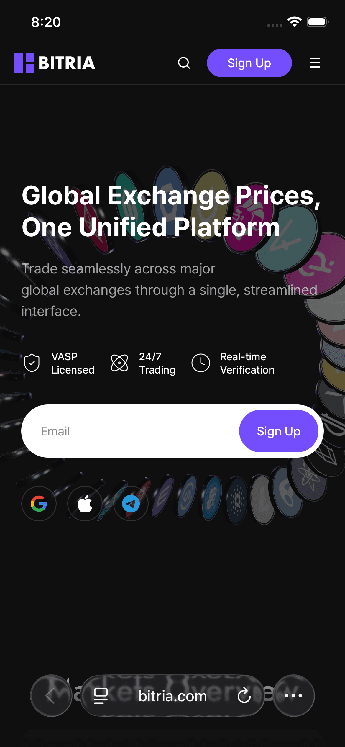 Tap the (...) button